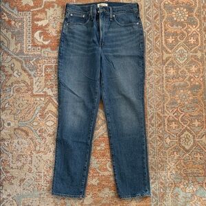 Madewell Indigo Denim Jeans perfect vintage size 29